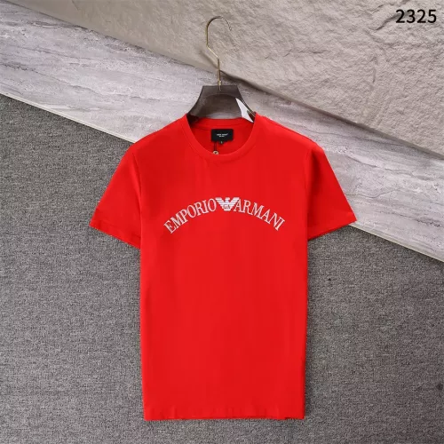 Armani T-Shirts Short Sleeved For Men #1289887 $32.00 USD, Wholesale Replica Armani T-Shirts