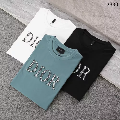 Replica Christian Dior T-Shirts Short Sleeved For Men #1289896 $32.00 USD for Wholesale