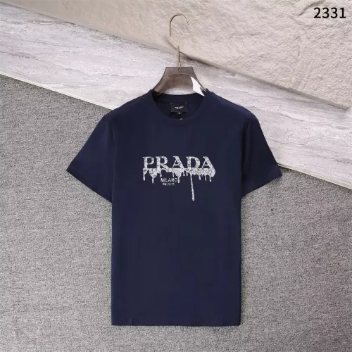 Prada T-Shirts Short Sleeved For Men #1289899 $32.00 USD, Wholesale Replica Prada T-Shirts