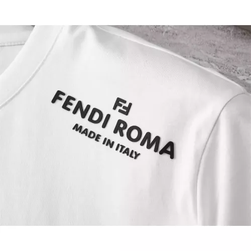 Replica Fendi T-Shirts Short Sleeved For Men #1289918 $32.00 USD for Wholesale