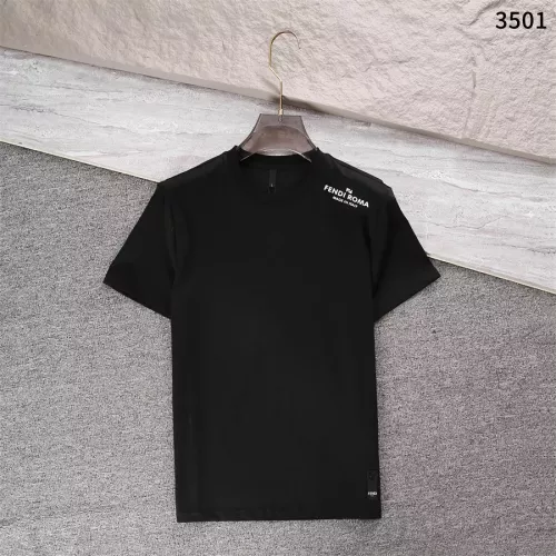 Fendi T-Shirts Short Sleeved For Men #1289920 $32.00 USD, Wholesale Replica Fendi T-Shirts