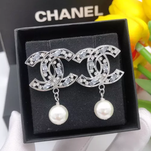 Replica Chanel Earrings For Women #1290153 $29.00 USD for Wholesale