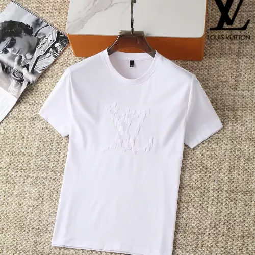 Louis Vuitton LV T-Shirts Short Sleeved For Men #1290283 $38.00 USD, Wholesale Replica Louis Vuitton LV T-Shirts