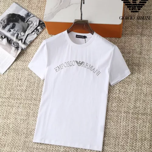 Armani T-Shirts Short Sleeved For Men #1290287 $38.00 USD, Wholesale Replica Armani T-Shirts