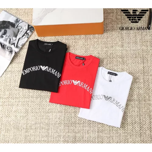 Replica Armani T-Shirts Short Sleeved For Men #1290287 $38.00 USD for Wholesale