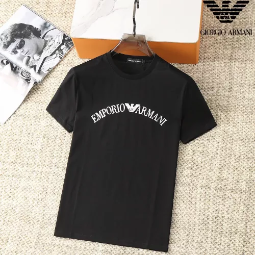 Armani T-Shirts Short Sleeved For Men #1290289 $38.00 USD, Wholesale Replica Armani T-Shirts