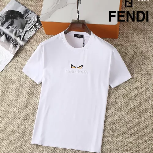 Fendi T-Shirts Short Sleeved For Men #1290299 $38.00 USD, Wholesale Replica Fendi T-Shirts