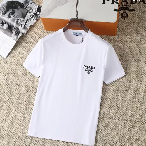 Prada T-Shirts Short Sleeved For Men #1290302 $38.00 USD, Wholesale Replica Prada T-Shirts