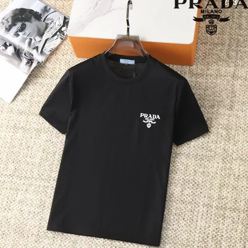 Prada T-Shirts Short Sleeved For Men #1290305 $38.00 USD, Wholesale Replica Prada T-Shirts