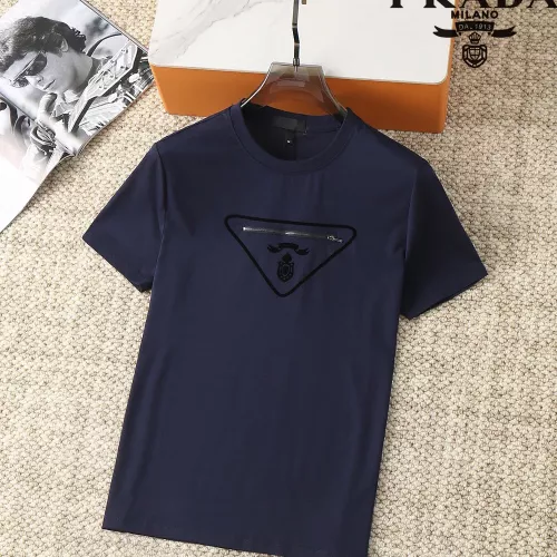 Prada T-Shirts Short Sleeved For Men #1290312 $38.00 USD, Wholesale Replica Prada T-Shirts