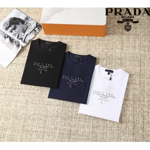 Replica Prada T-Shirts Short Sleeved For Men #1290317 $38.00 USD for Wholesale