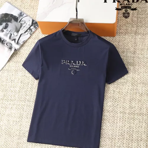 Prada T-Shirts Short Sleeved For Men #1290318 $38.00 USD, Wholesale Replica Prada T-Shirts