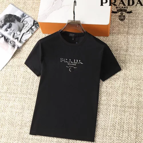 Prada T-Shirts Short Sleeved For Men #1290319 $38.00 USD, Wholesale Replica Prada T-Shirts