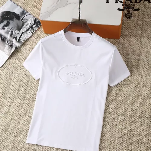 Prada T-Shirts Short Sleeved For Men #1290320 $38.00 USD, Wholesale Replica Prada T-Shirts