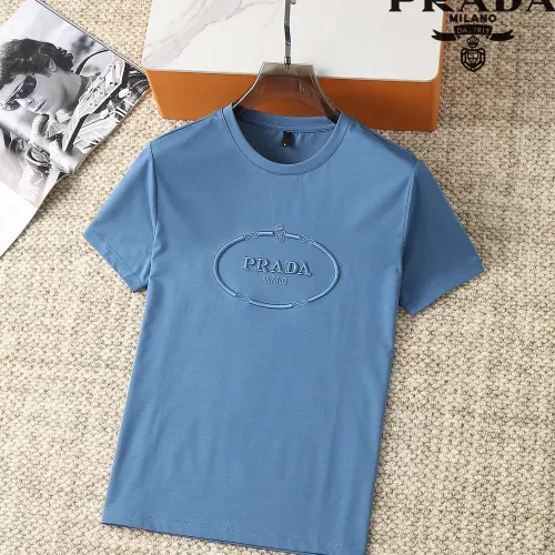 Prada T-Shirts Short Sleeved For Men #1290321 $38.00 USD, Wholesale Replica Prada T-Shirts