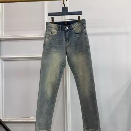 Replica Fendi Jeans For Men #1290363 $48.00 USD for Wholesale