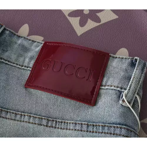 Replica Gucci Jeans For Men #1290366 $48.00 USD for Wholesale