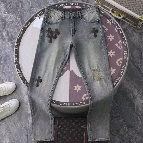 Chrome Hearts Jeans For Men #1290370 $48.00 USD, Wholesale Replica Chrome Hearts Jeans