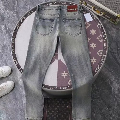 Replica Chrome Hearts Jeans For Men #1290370 $48.00 USD for Wholesale