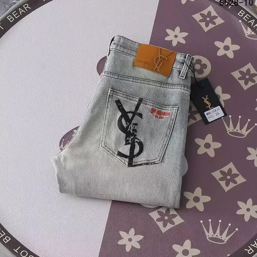 Yves Saint Laurent YSL Jeans For Men #1290373 $48.00 USD, Wholesale Replica Yves Saint Laurent YSL Jeans