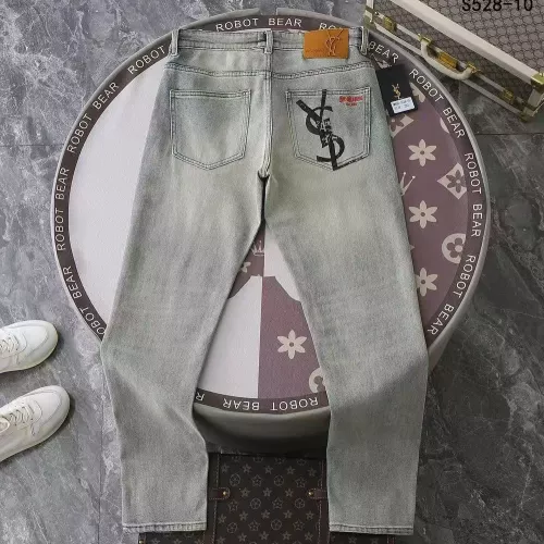 Replica Yves Saint Laurent YSL Jeans For Men #1290373 $48.00 USD for Wholesale