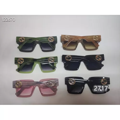 Replica Gucci Sunglasses #1290436 $25.00 USD for Wholesale