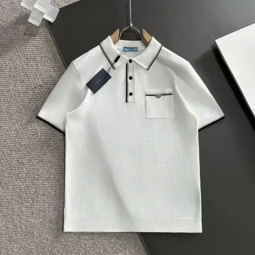 Prada T-Shirts Short Sleeved For Men #1290574 $56.00 USD, Wholesale Replica Prada T-Shirts