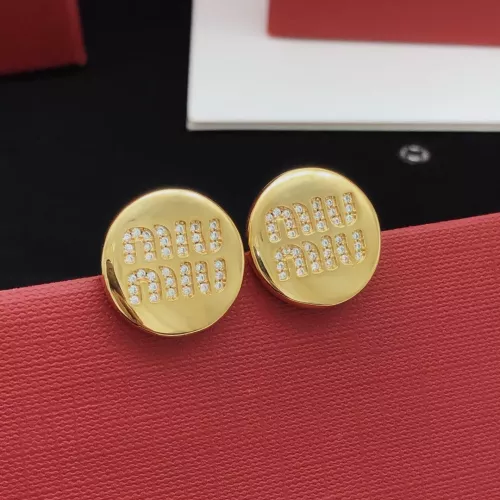 MIU MIU Earrings For Women #1290813 $29.00 USD, Wholesale Replica MIU MIU Earrings