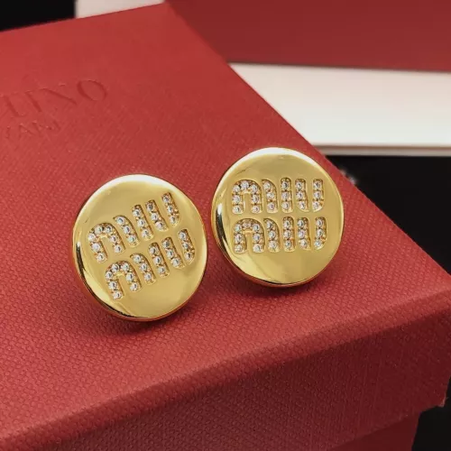 Replica MIU MIU Earrings For Women #1290813 $29.00 USD for Wholesale