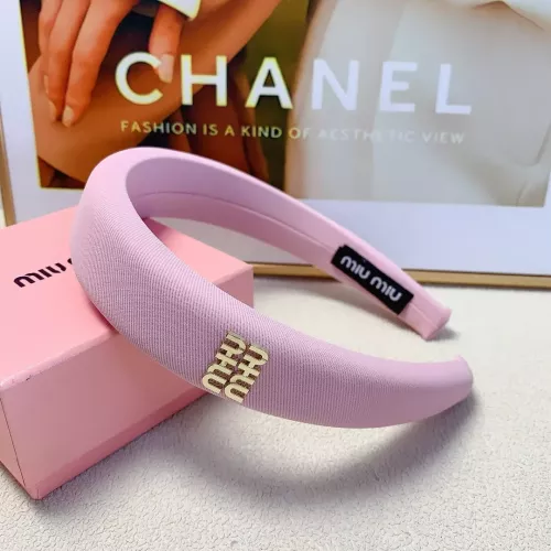 MIU MIU Headband For Women #1290930 $27.00 USD, Wholesale Replica MIU MIU Headband