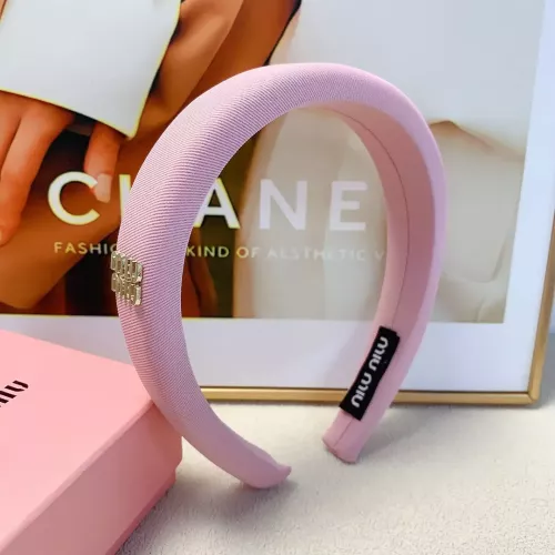 Replica MIU MIU Headband For Women #1290930 $27.00 USD for Wholesale