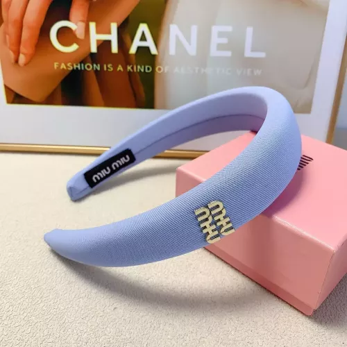 Replica MIU MIU Headband For Women #1290931 $27.00 USD for Wholesale