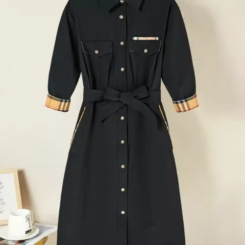 Burberry Dresses Long Sleeved For Women #1291016 $125.00 USD, Wholesale Replica Burberry Dresses