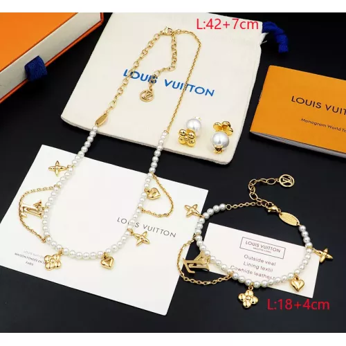 Louis Vuitton LV Jewelry Set For Women #1291018 $64.00 USD, Wholesale Replica Louis Vuitton LV Jewelry Set