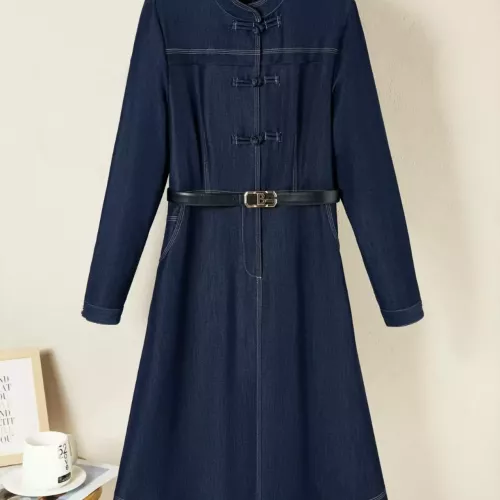 Burberry Dresses Long Sleeved For Women #1291019 $128.00 USD, Wholesale Replica Burberry Dresses