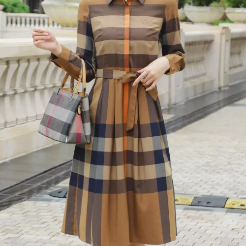 Burberry Dresses Long Sleeved For Women #1291025 $128.00 USD, Wholesale Replica Burberry Dresses