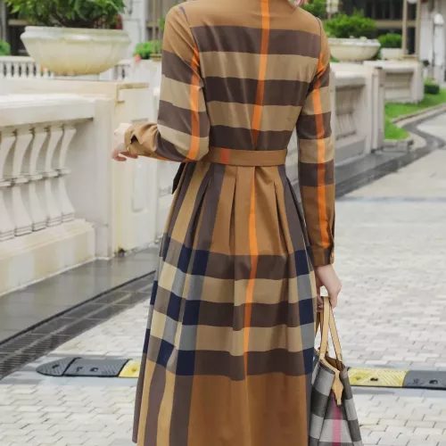 Replica Burberry Dresses Long Sleeved For Women #1291025 $128.00 USD for Wholesale