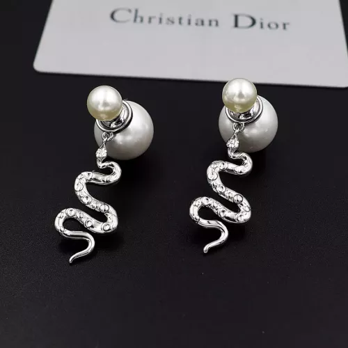 Replica Christian Dior Earrings For Women #1291056 $25.00 USD for Wholesale