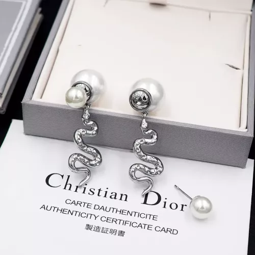 Replica Christian Dior Earrings For Women #1291056 $25.00 USD for Wholesale