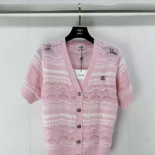 Chanel Sweaters Short Sleeved For Women #1291121 $88.00 USD, Wholesale Replica Chanel Sweaters