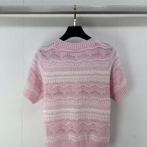 Replica Chanel Sweaters Short Sleeved For Women #1291121 $88.00 USD for Wholesale