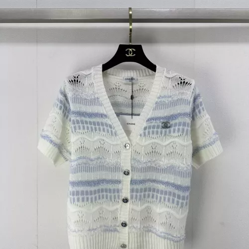 Chanel Sweaters Short Sleeved For Women #1291122 $88.00 USD, Wholesale Replica Chanel Sweaters