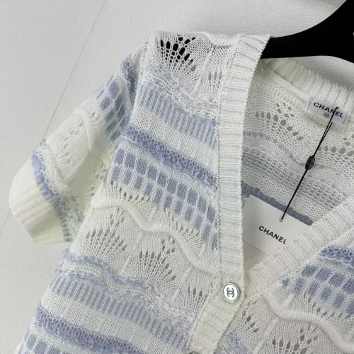 Replica Chanel Sweaters Short Sleeved For Women #1291122 $88.00 USD for Wholesale