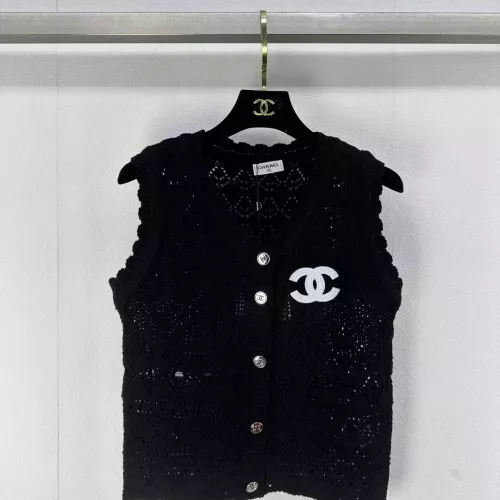 Chanel Sweaters Short Sleeved For Women #1291124 $80.00 USD, Wholesale Replica Chanel Sweaters