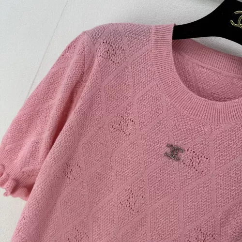 Replica Chanel Sweaters Short Sleeved For Women #1291127 $80.00 USD for Wholesale