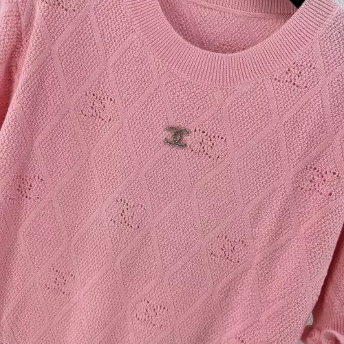 Replica Chanel Sweaters Short Sleeved For Women #1291127 $80.00 USD for Wholesale