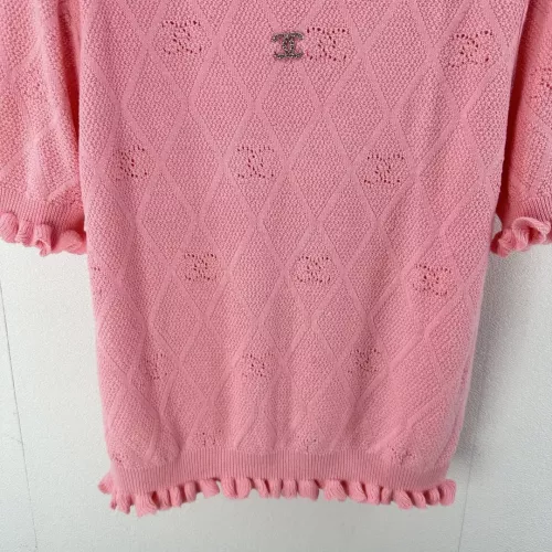 Replica Chanel Sweaters Short Sleeved For Women #1291127 $80.00 USD for Wholesale