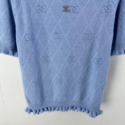 Replica Chanel Sweaters Short Sleeved For Women #1291128 $80.00 USD for Wholesale