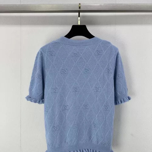 Replica Chanel Sweaters Short Sleeved For Women #1291128 $80.00 USD for Wholesale