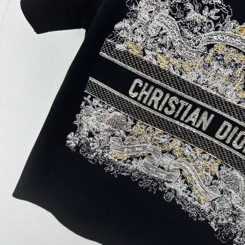 Replica Christian Dior Sweaters Short Sleeved For Women #1291139 $80.00 USD for Wholesale